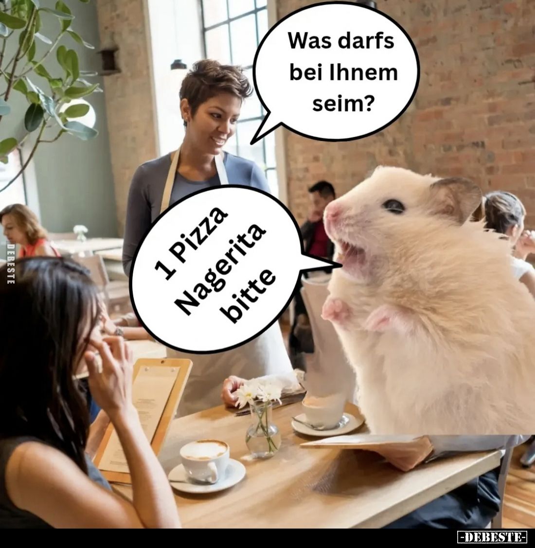 Was darfs bei Ihm sein?
-
1 Pizza Nagerita bitte
