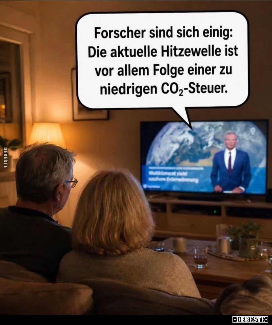 Forscher sind sich einig:
Die aktuelle Hitzewelle ist vor allem Folge einer zu niedrigen CO₂-Steuer.