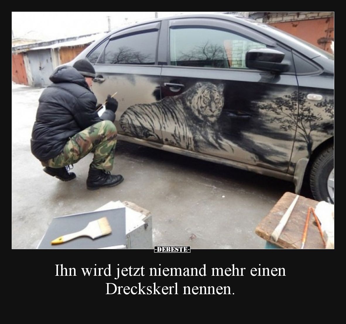 Ihn wird jetzt niemand mehr einen Dreckskerl nennen.