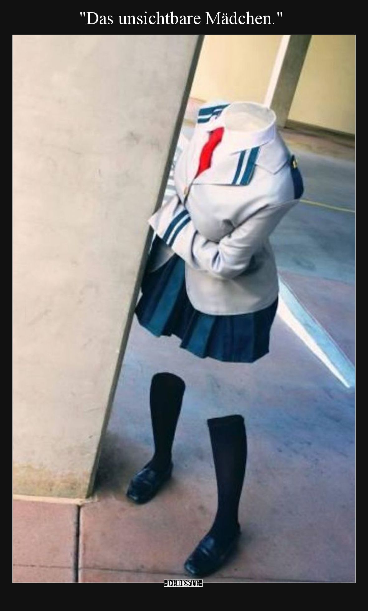 "Das unsichtbare Mädchen.".. - Lustige Bilder | DEBESTE.de