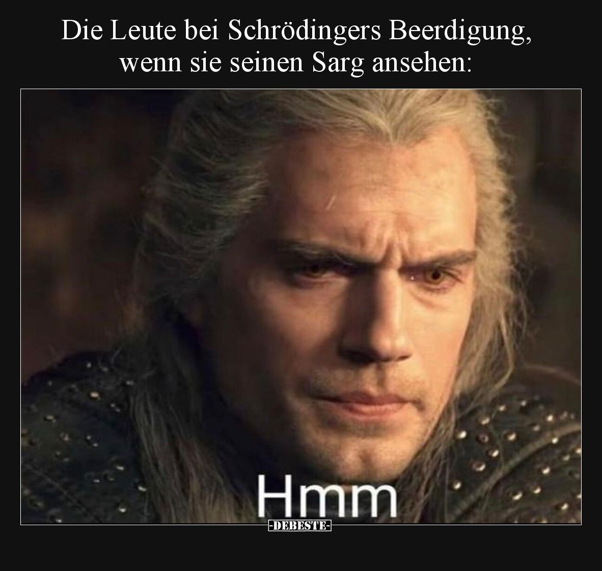 Die Leute bei Schrödingers Beerdigung, wenn sie seinen Sarg.. - Lustige Bilder | DEBESTE.de