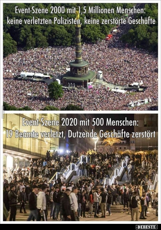 Event-Szene 2000 mit 1,5 Millionen Menschen.. - Lustige Bilder | DEBESTE.de