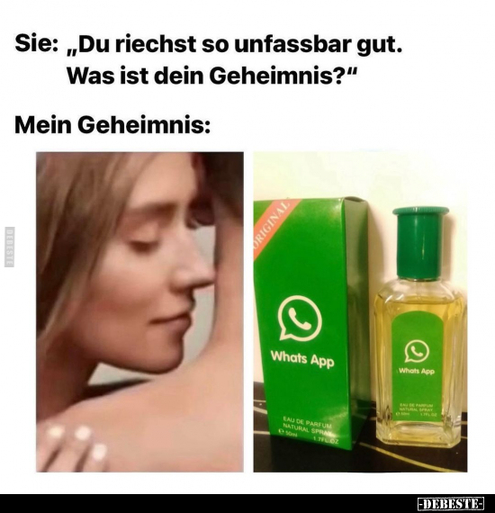 Sie: "Du riechst so unfassbar gut.." - Lustige Bilder | DEBESTE.de