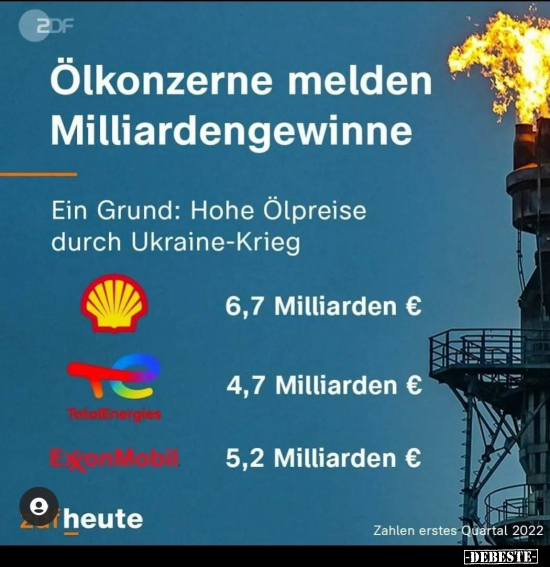 Ölkonzerne melden Milliardengewinne.. - Lustige Bilder | DEBESTE.de