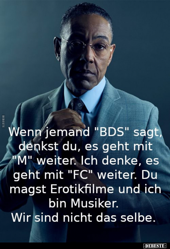 Wenn jemand "BDS" sagt, denkst du, es geht mit "M" weiter... - Lustige Bilder | DEBESTE.de