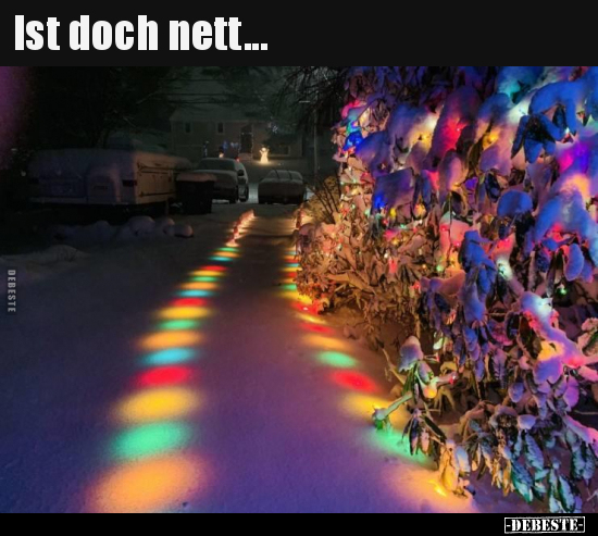 Ist doch nett...