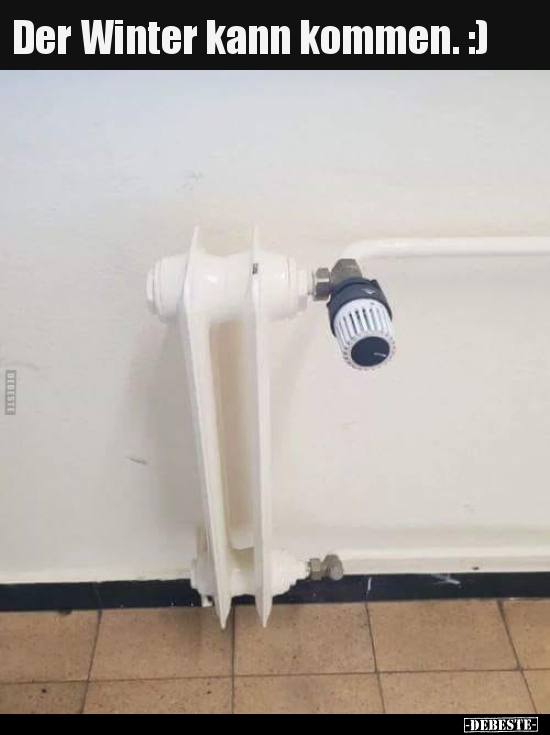 Der Winter kann kommen. :)..