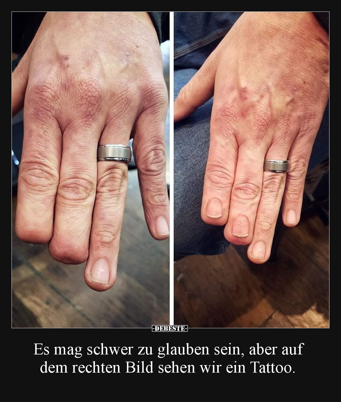 Es mag schwer zu glauben sein, aber auf dem rechten Bild.. - Lustige Bilder | DEBESTE.de