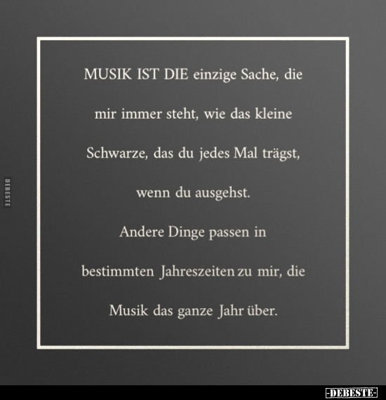 MUSIK IST DIE einzige Sache, die mir immer steht.. - Lustige Bilder | DEBESTE.de