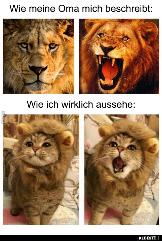 Wie meine Oma mich beschreibt:
-
Wie ich wirklich aussehe: