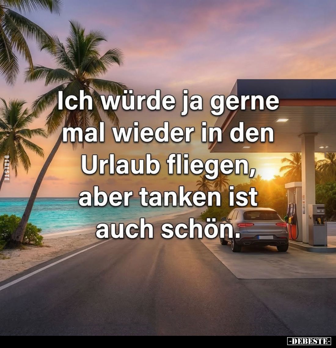 Ich würde ja gerne mal wieder in den Urlaub fliegen... - Lustige Bilder | DEBESTE.de