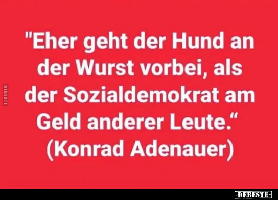 Eher geht der Hund an der Wurst vorbei.." - Lustige Bilder | DEBESTE.de