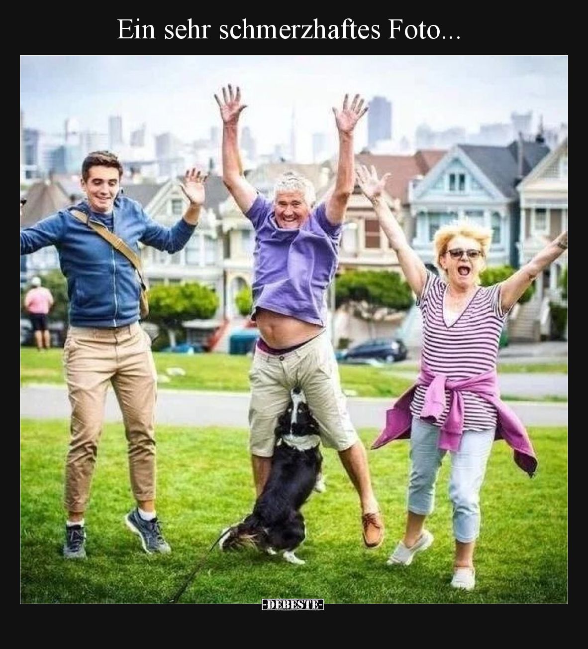 Ein sehr schmerzhaftes Foto