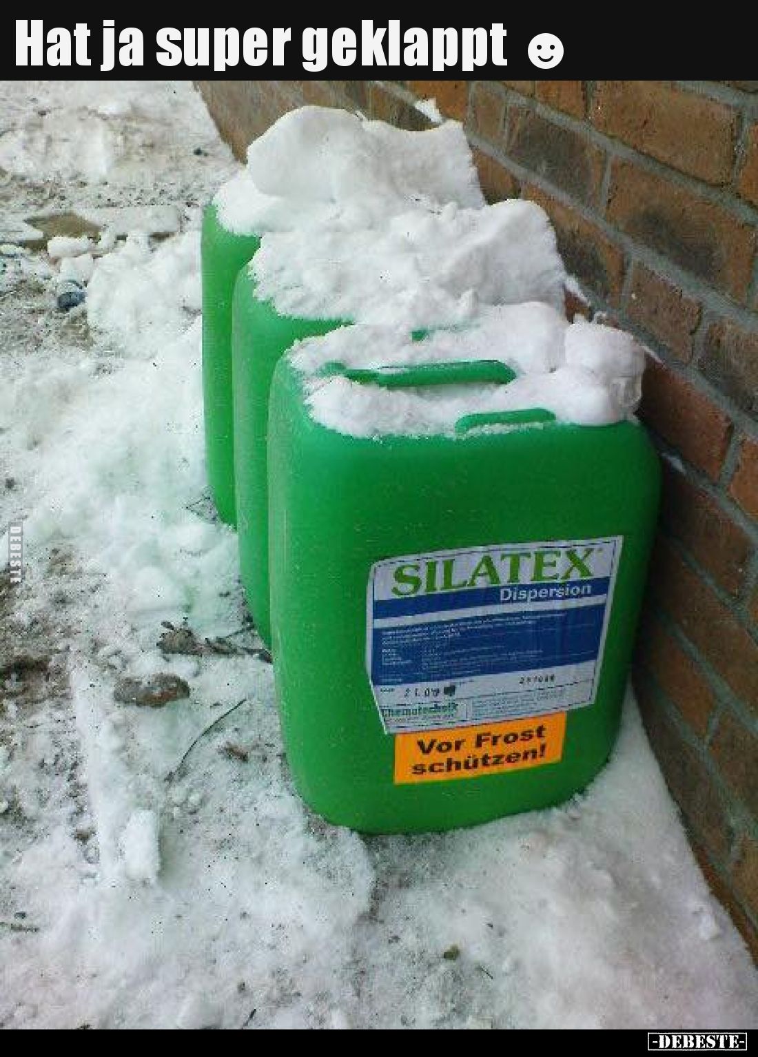 Hat ja super geklappt.