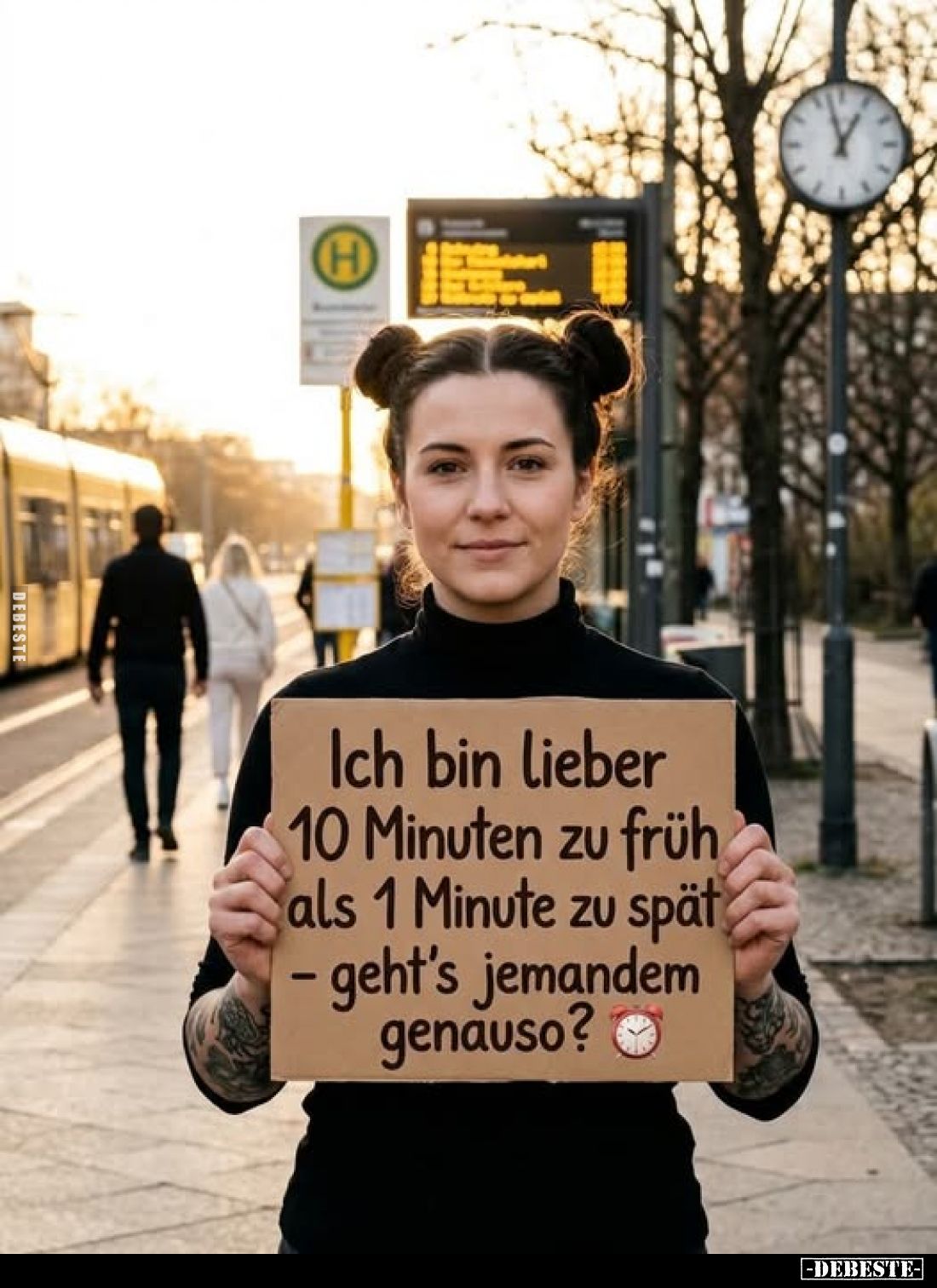 Ich bin lieber 10 Minuten zu früh als 1 Minute zu spät - geht's jemandem genauso?