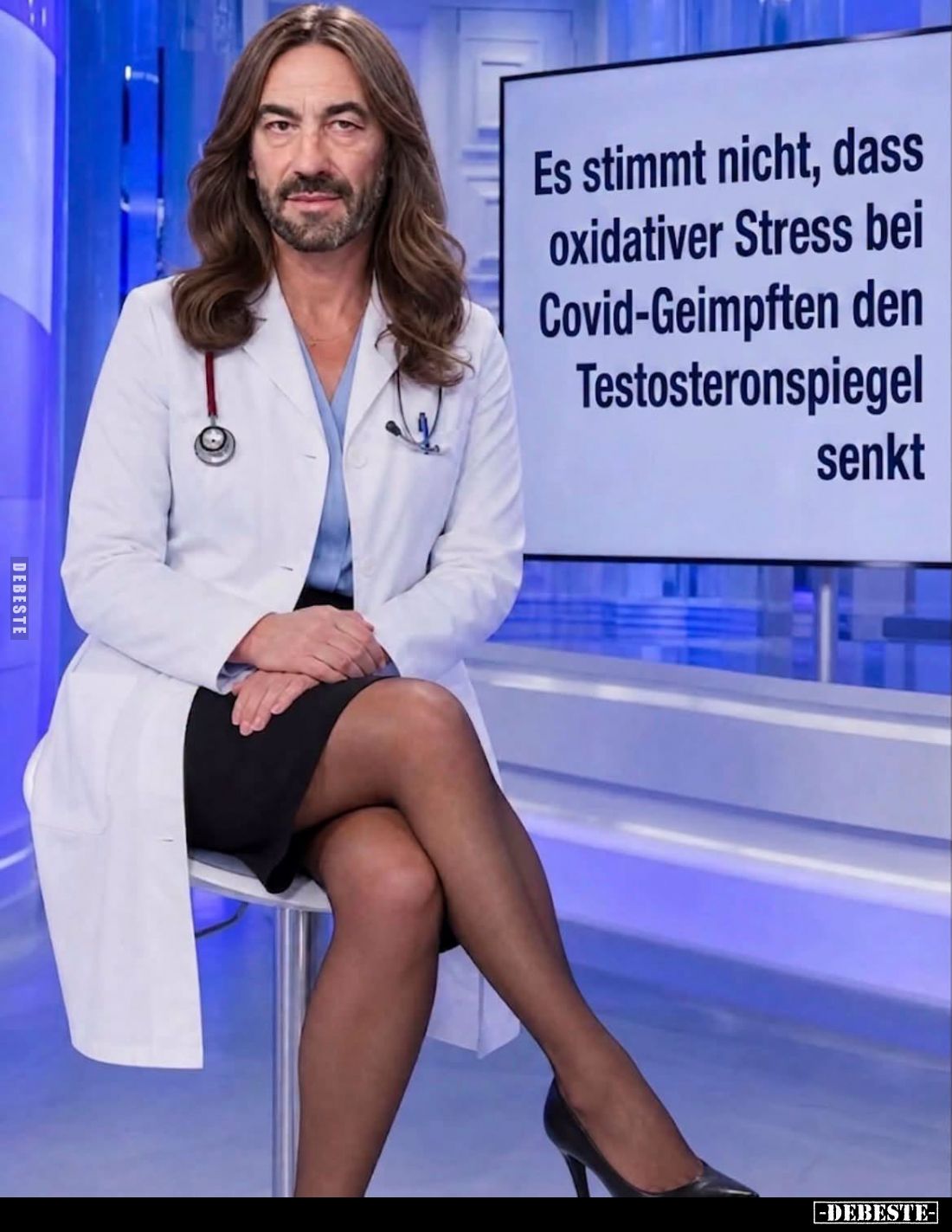 Es stimmt nicht, dass oxidativer Stress bei Covid-Geimpften den Testosteronspiegel senkt.