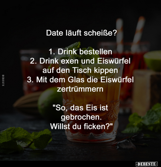 Date, Läuft, Tisch