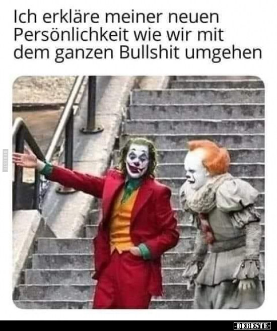Ich erkläre meiner neuen Persönlichkeit wie wir mit dem..