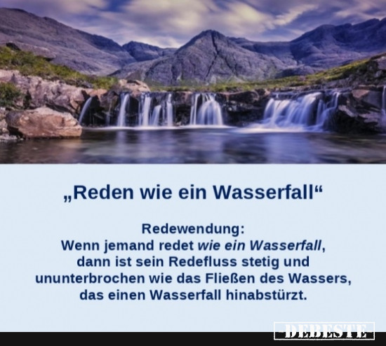 Reden wie ein Wasserfall - Lustige Bilder | DEBESTE.de