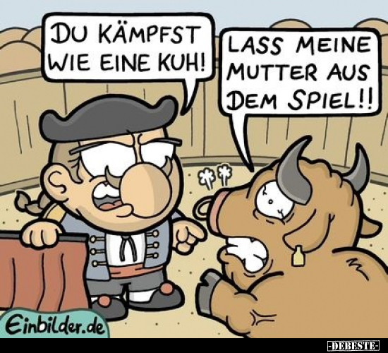 Du kämpfst wie eine Kuh!.. - Lustige Bilder | DEBESTE.de