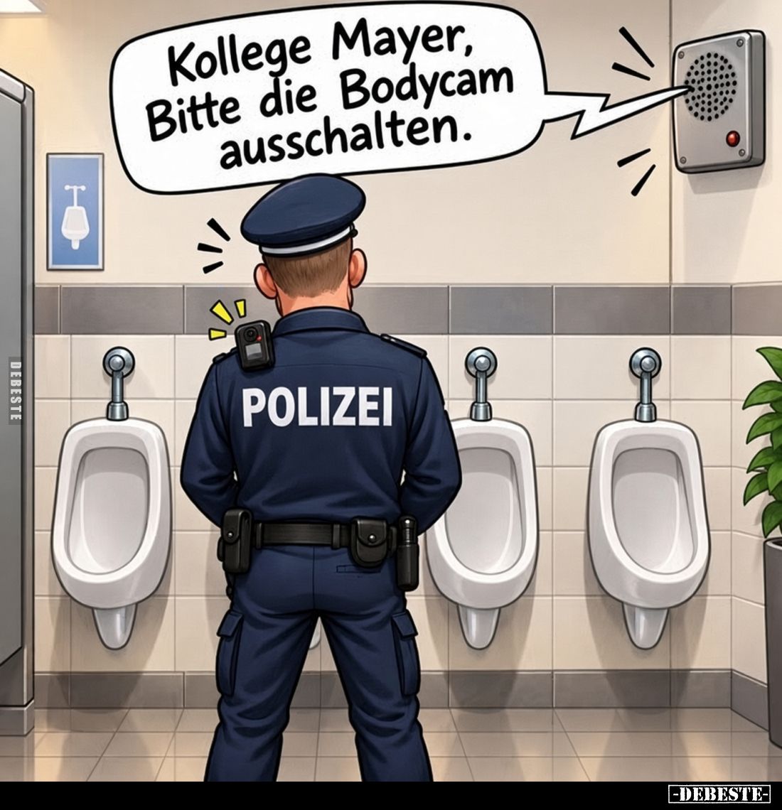 Kollege Mayer, Bitte die Bodycam ausschalten... - Lustige Bilder | DEBESTE.de