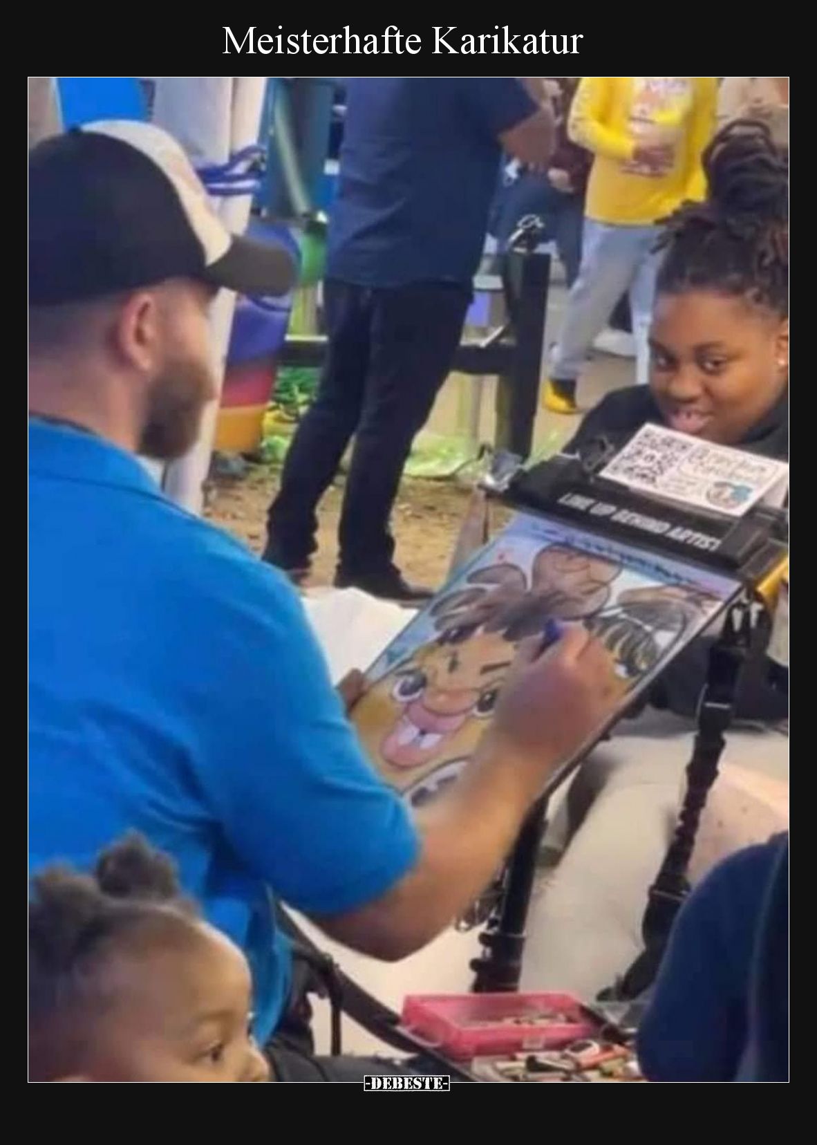Meisterhafte Karikatur