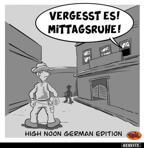 High Noon German Edition.. - Lustige Bilder | DEBESTE.de