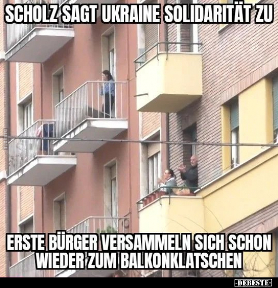 Scholz sagt Ukraine Solidarität zu.. - Lustige Bilder | DEBESTE.de