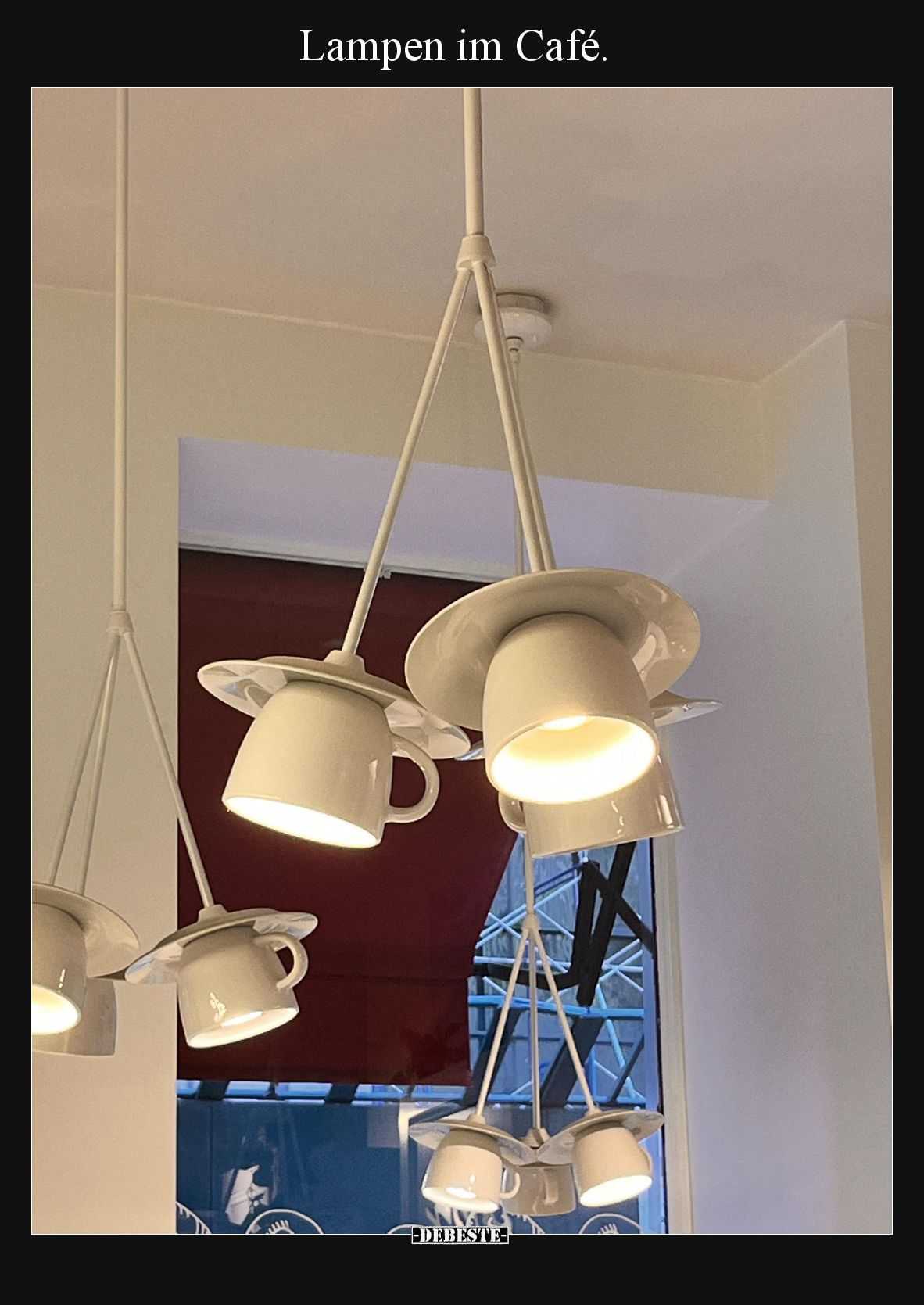 Lampen im Café