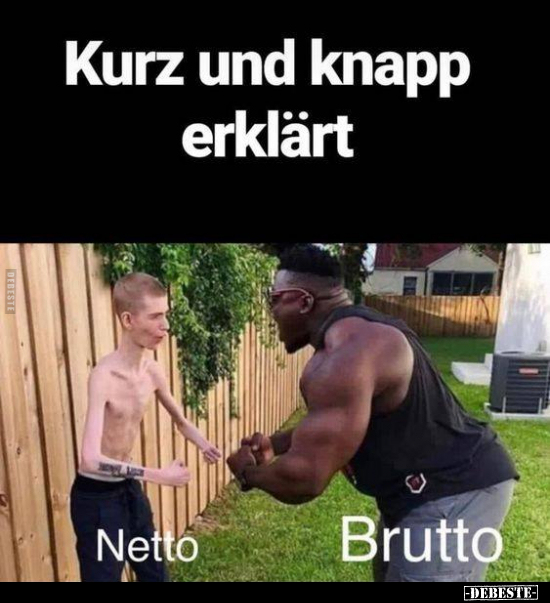 Kurz und knapp erklärt..