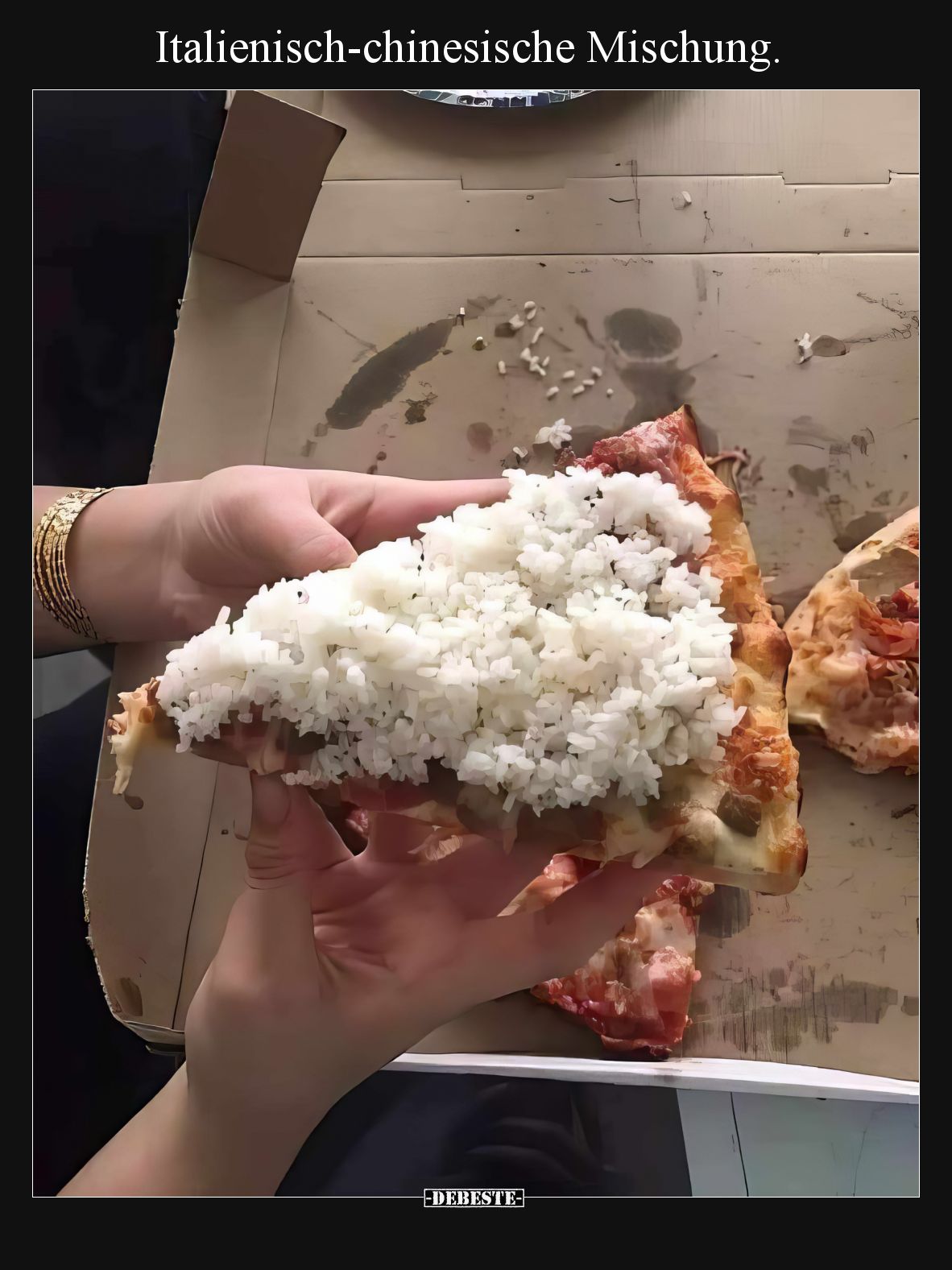 Italienisch-chinesische Mischung