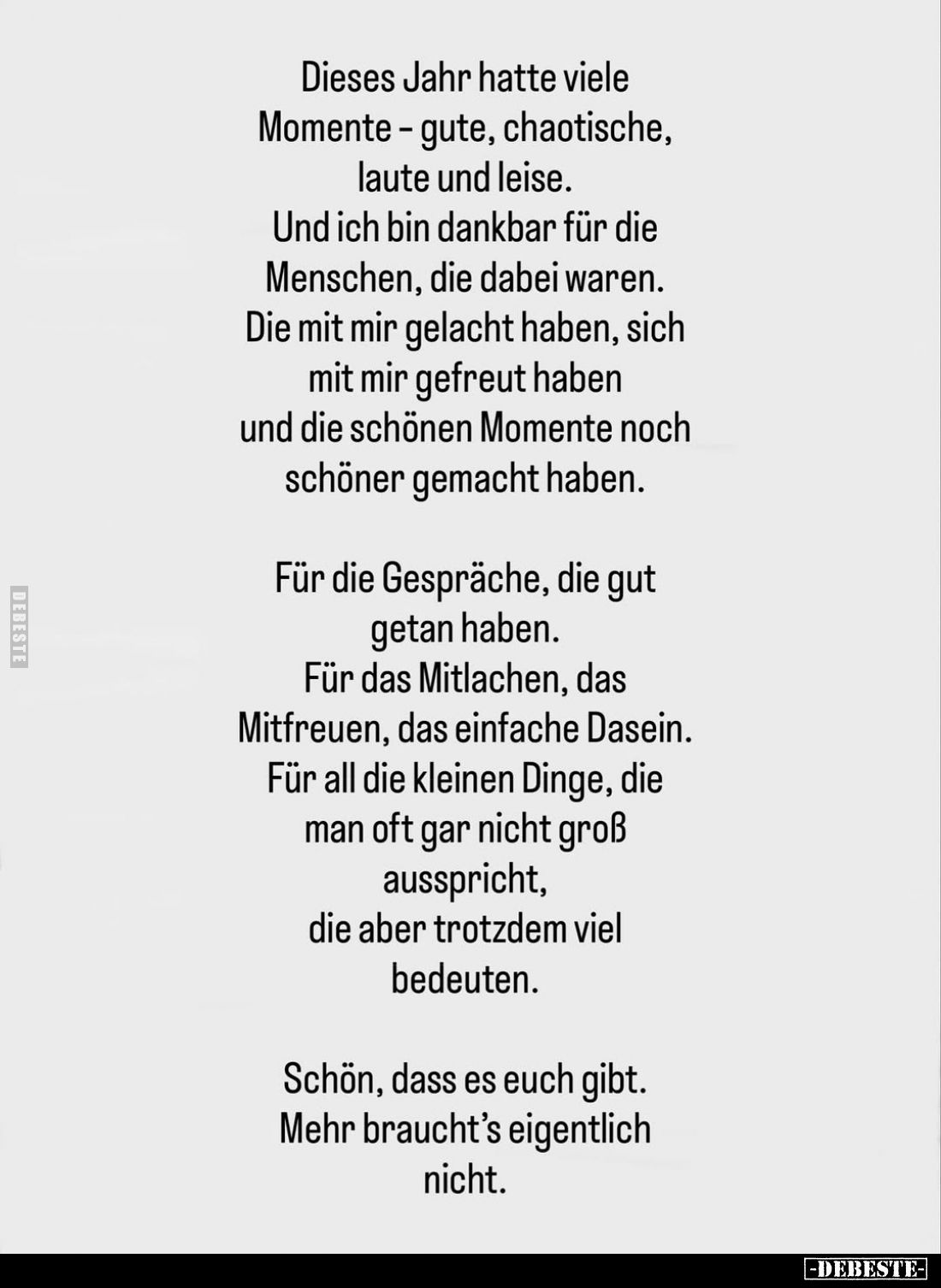 Dieses Jahr hatte viele Momente - gute, chaotische, laute und leise. Und ich bin dankbar für die Menschen, die dabei waren. D...