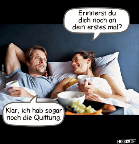 Erinnerst du dich noch an dein erstes mal?.. - Lustige Bilder | DEBESTE.de