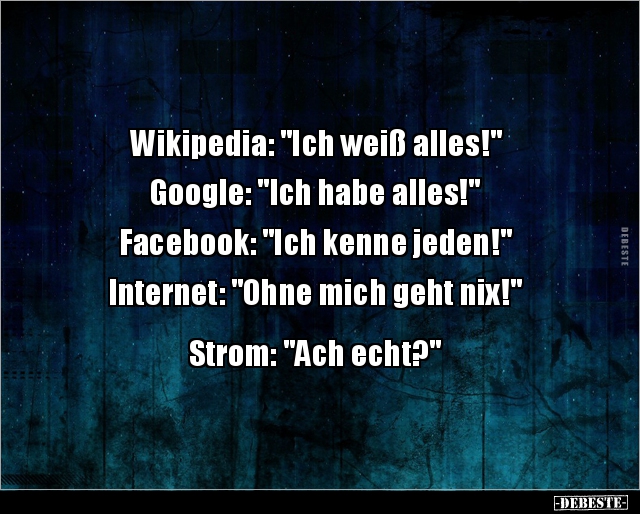 Wikipedia: "Ich weiß alles!"... - Lustige Bilder | DEBESTE.de