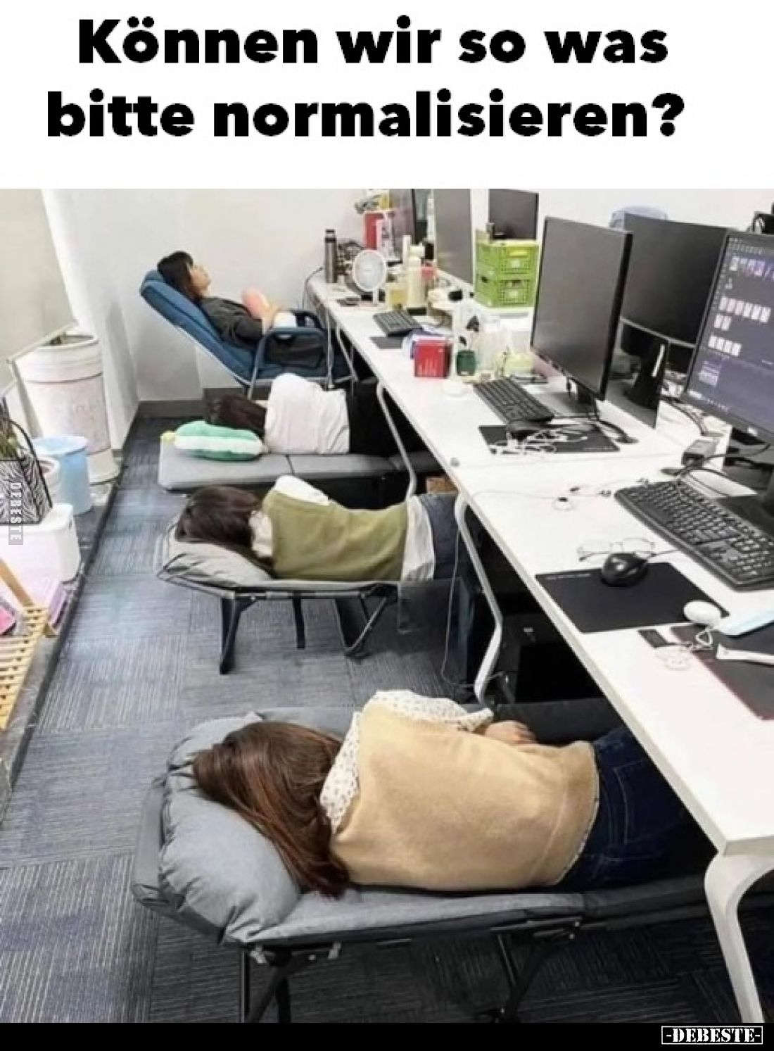 Können wir so was bitte normalisieren?