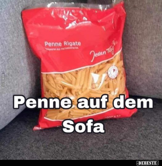 Penne auf dem Sofa... - Lustige Bilder | DEBESTE.de