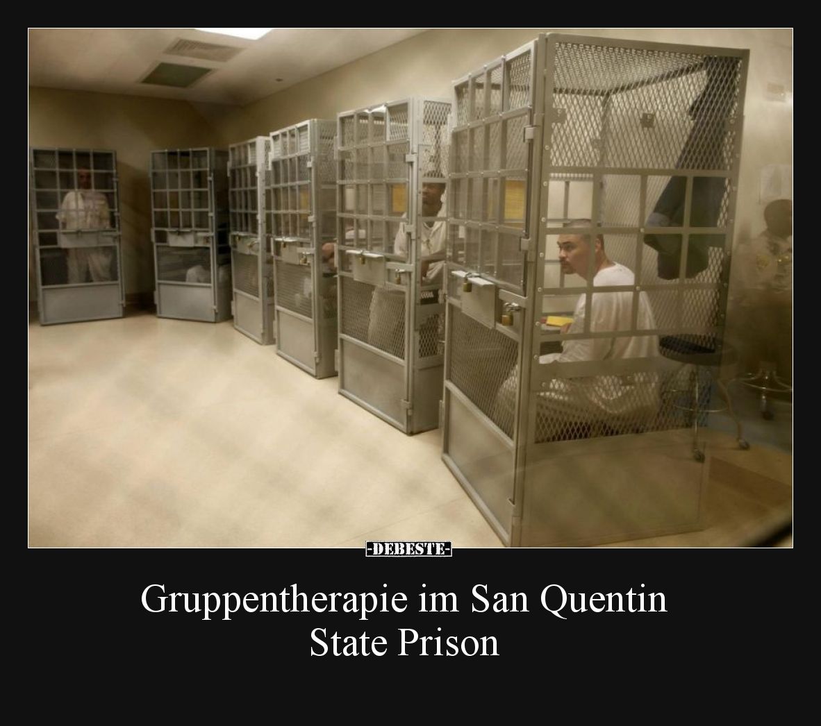 Gruppentherapie im San Quentin State Prison
