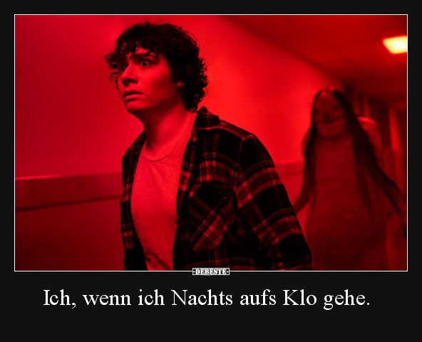 Ich, wenn ich Nachts aufs Klo gehe... - Lustige Bilder | DEBESTE.de