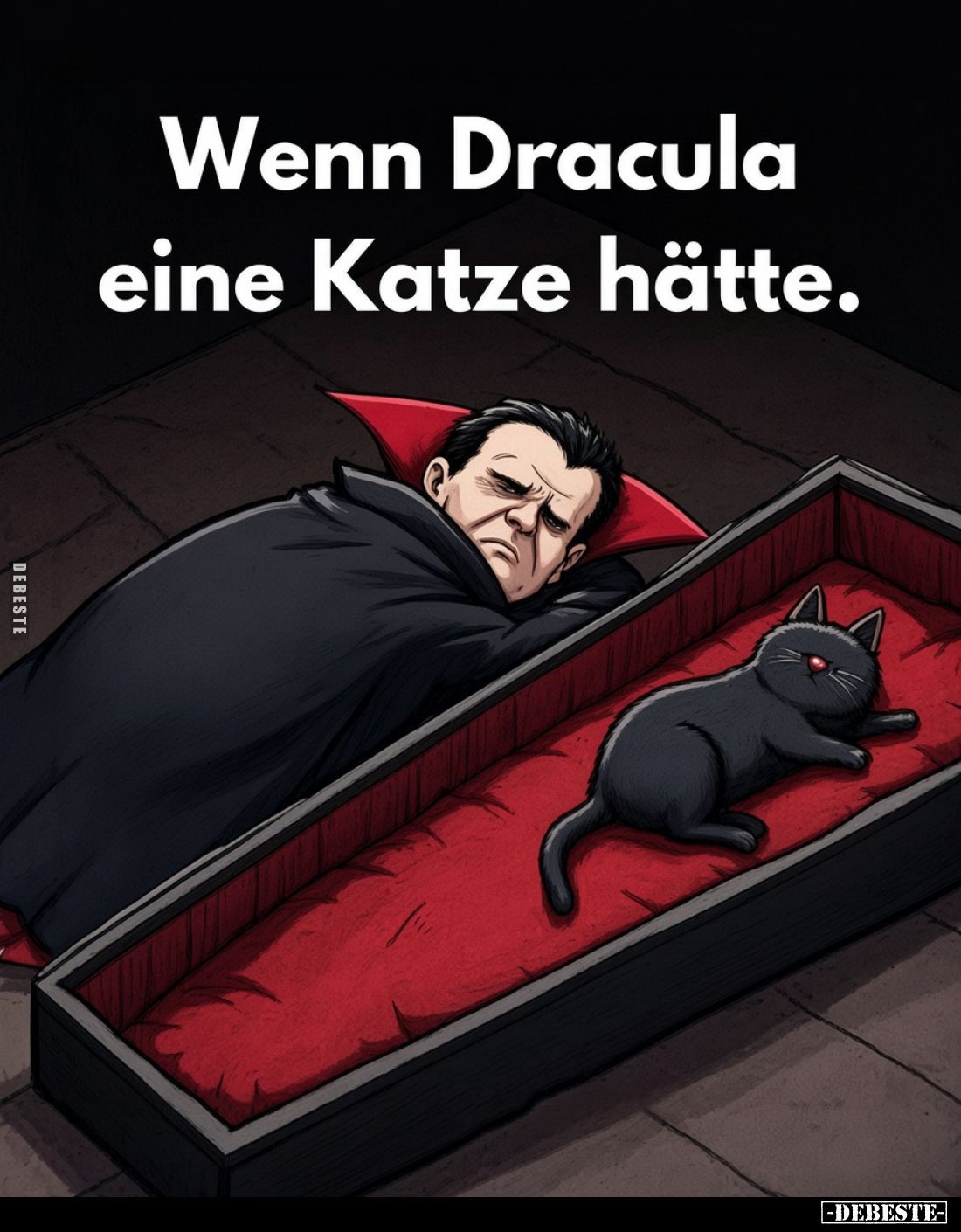 Wenn Dracula eine Katze hätte.