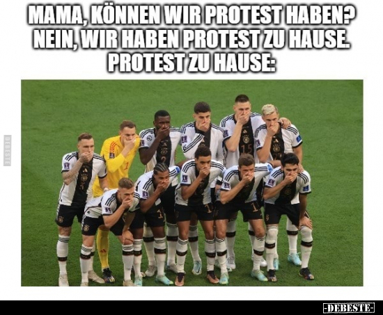 Mama, können wir Protest haben? Nein, wir haben Protest zu.. - Lustige Bilder | DEBESTE.de