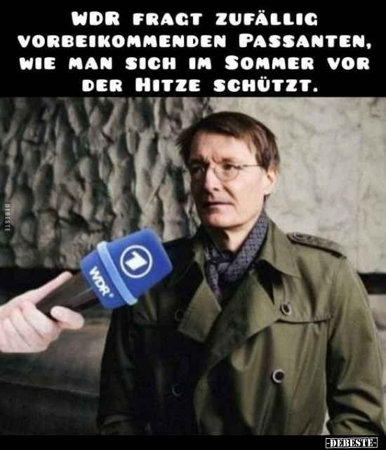 WDR fragt zufällig vorbeikommenden Passanten.. - Lustige Bilder | DEBESTE.de