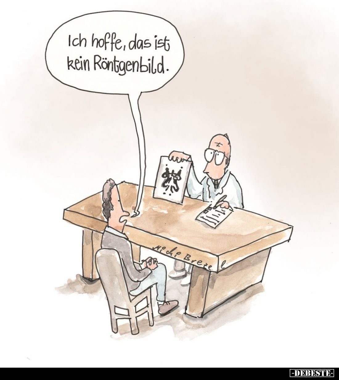 Ich hoffe, das ist kein Röntgenbild.