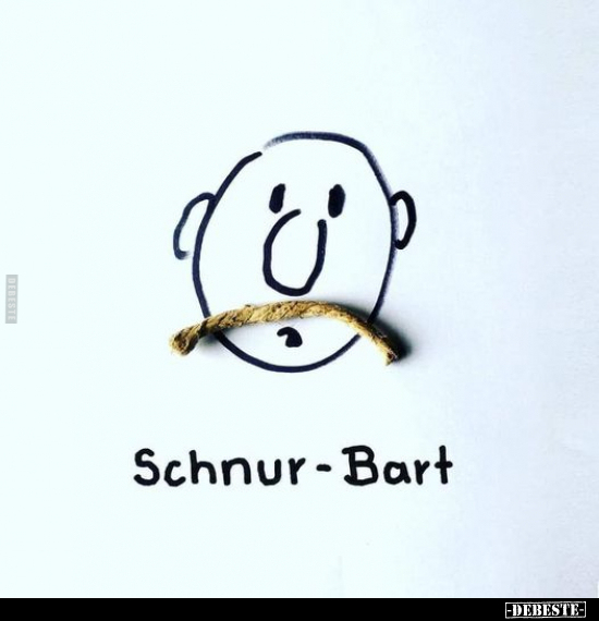 Schnur-Bart... - Lustige Bilder | DEBESTE.de