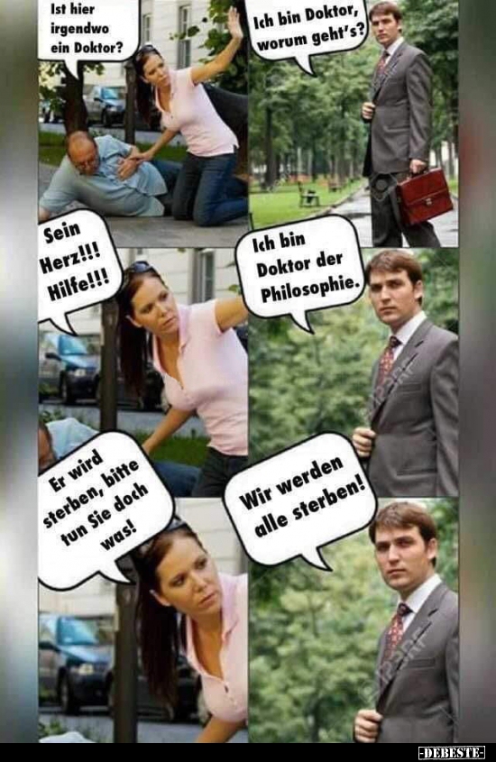 Ist hier irgendwo ein Doktor?