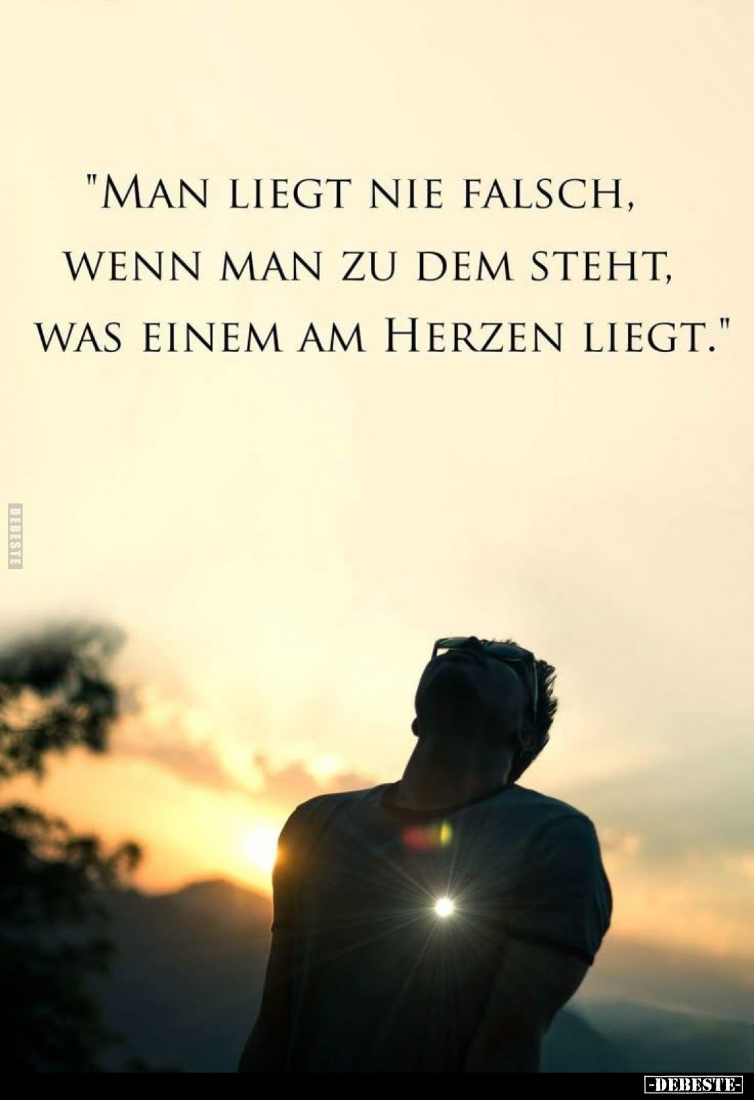 "Man liegt nie falsch, wenn man zu dem steht...." - Lustige Bilder | DEBESTE.de