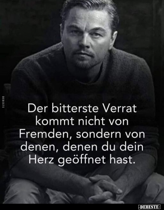 Der bitterste Verrat kommt nicht von Fremden.. - Lustige Bilder | DEBESTE.de