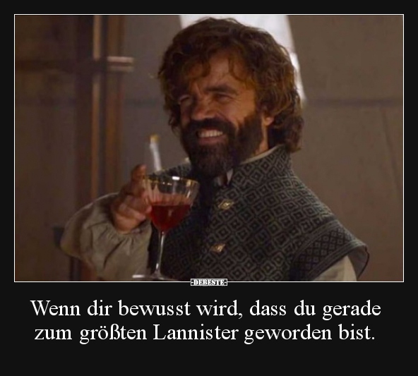 Wenn dir bewusst wird, dass du gerade zum größten..