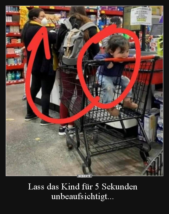 Lass das Kind für 5 Sekunden unbeaufsichtigt... - Lustige Bilder | DEBESTE.de