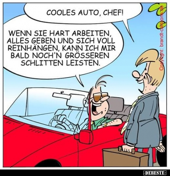 Cooles Auto, Chef!.. - Lustige Bilder | DEBESTE.de