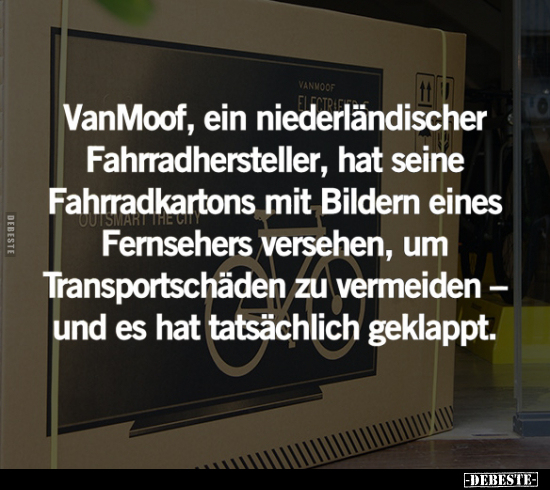 VanMoof, ein niederländischer Fahrradhersteller.. - Lustige Bilder | DEBESTE.de